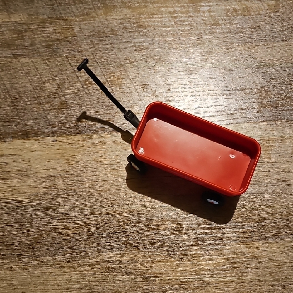 Red Mini DAIRY Queen Toy Wagon